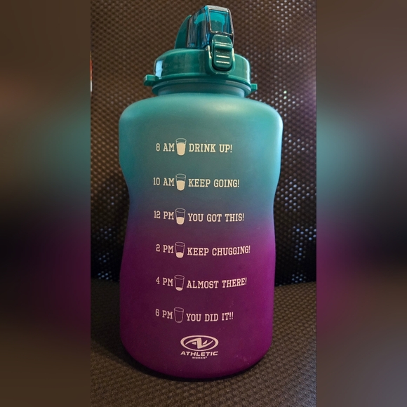 Athletic Works Other - Huge Water bottle purple and turquoise